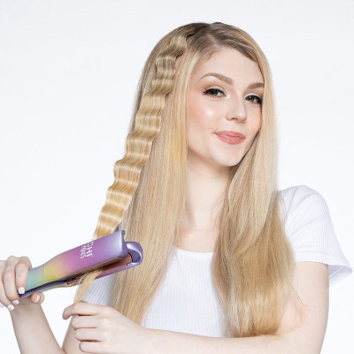 CHI Hair Waver טמפרטורת 210°C, כחול.