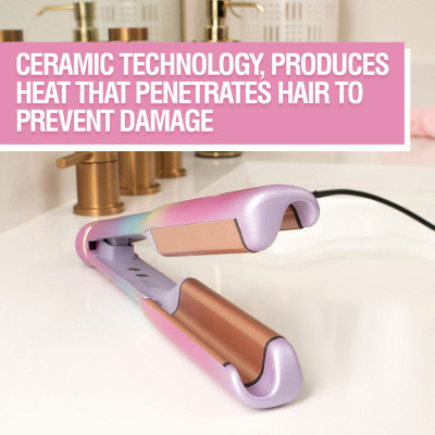 CHI Hair Waver טמפרטורת 210°C, כחול.