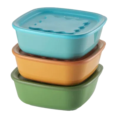 סט שלושה קופסאות אחסון למקרר Guzzini Everfresh 1400 מ״ל