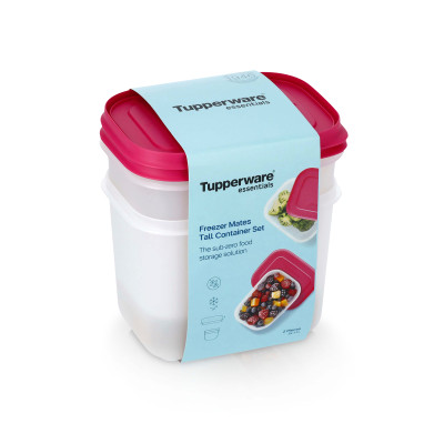 קופסאות למקפיא Tupperware Freezer Mates II סט 2 יח' 1.1 ליטר